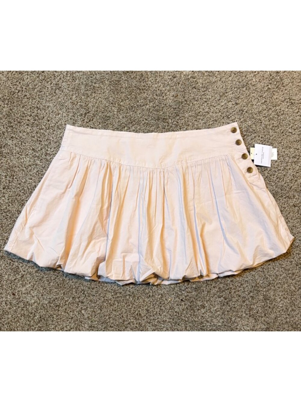 NEW American Eagle Stretch Bubble Mini Skort Skirt Mid-Rise Hushed Violet 14 - Picture 5 of 12